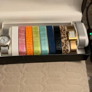 Gossip Black and Gold Watch Box